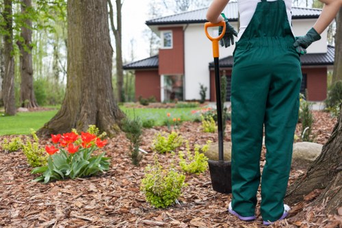 Seasonal gardening work and planting in Monken Hadley